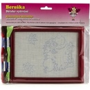 Teddies Vyšívání obdélníkový rámeček