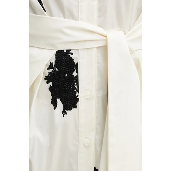 Liviana Conti Рокля Liviana Conti в бежово среднодълга разкроена L5SR18 (L5SR18)