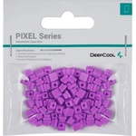 Deepcool Силоконови пиксели DeepCool PIXEL, 5.4 x 5.4 x 4 мм, 100 броя, кутии с пиксел дизайн, лилави (R-PIXEL-TV100-G-1)