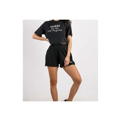 Guess athena jersey short V4GD10KC641-JBLK čierna