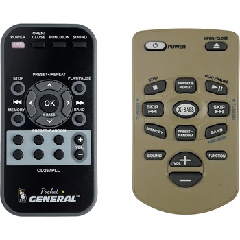 GENERAL Venturer cd267pll - дистанционно управление дубликат (cd267pll)