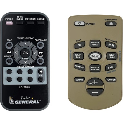 GENERAL Venturer cd267pll - дистанционно управление дубликат (cd267pll)