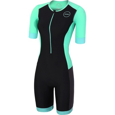 Zone3 Women's Aquaflo Plus Short Sleeve Trisuit /GREY/MINT