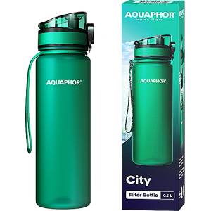 АКВАФОР БУТИЛКА Aquaphor ФИЛТРИРАЩА СИТИ 0.500мл ТЪМНО ЗЕЛЕНА (160045)