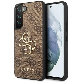 GUESS Кейс Guess GUHCS23S4GMGBR за Samsung Galaxy S23 S911, кафяв / кафяв, твърд, 4G Big Metal Logo (GUE002626-0)