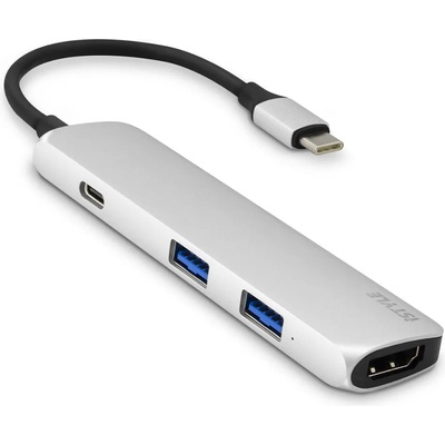iSTYLE USB Type-C HUB 4K HDMI - silver/black (K-PL9915112100020)