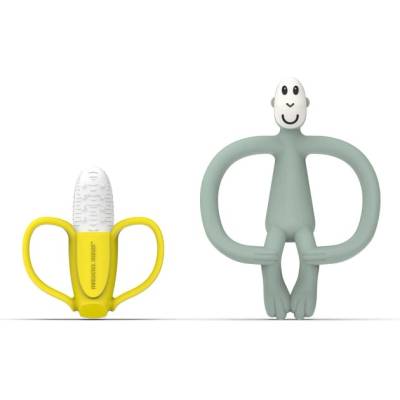 Matchstick Monkey Banana Soother & Monkey Teether подаръчен комплект за деца