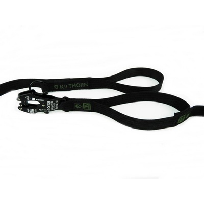 K9 Thorn Каишка с двойна дръжка и карабинер, черна, XL (0014/20.BLK.XL)