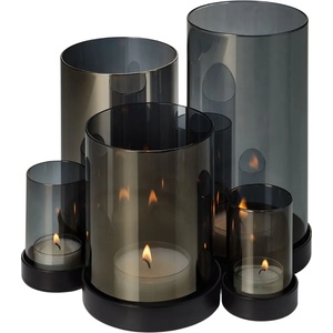 Philippi Свещник за чаена свещ LICHTERMEER 27 cm, черен, Philippi (PHP119002)