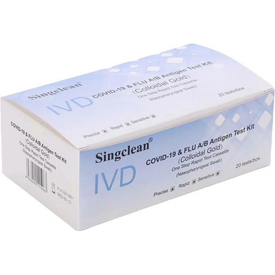 Singclean 3v1 SARS-CoV-2/influenza A/B 100 ks – Zbozi.Blesk.cz