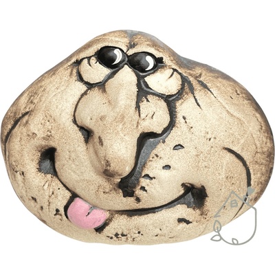 Dekorace do zahrady usměvavý kámen