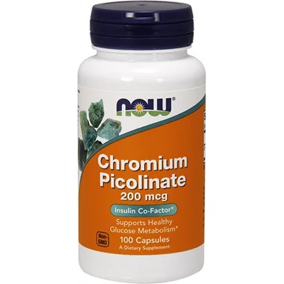 NOW Хром пиколинат NOW Chromium Picolinate, 200мг. , 100 капс