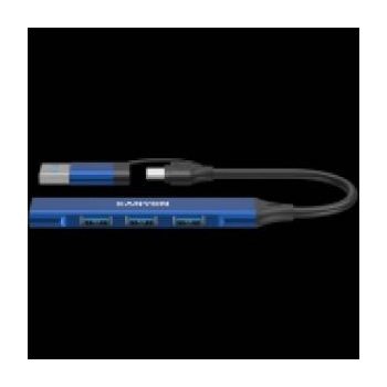CANYON HUB DS-02 4 in 1 USB-A/C Blue