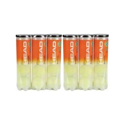 HEAD Radical Tennis Ball (3 x 4 Pack) Amazon Exclusive, Yellow (Pack of 2) - 575701