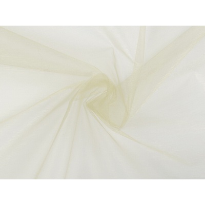 Organza tuhá dekorační, střední, 2 krémová nejsvět.