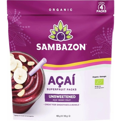 Dreň Acai bez cukru 400g Sambazon