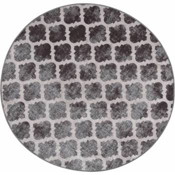 Image 1 of vidaXL Килим, миещ се, φ120 см, пъстър (337981)