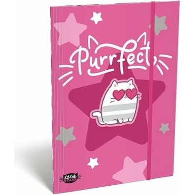 LIZZYSULI Doska s gumičkou , A5, , Kit tok Stars Purrfect