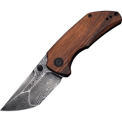 CIVIVI Thug 2 Cuibourtia Wood/Damascus C20028C-DS1