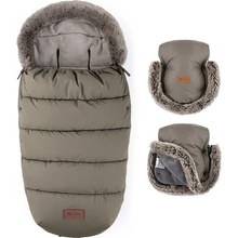 Petite&Mars Set zimný Comfy 4v1 Furry Mocha Mousse