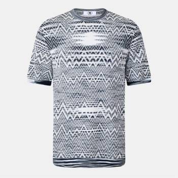 Missoni Тениска Missoni Men's Short Sleeve T-Shirt - Gradient Blu