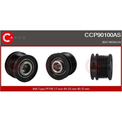 Řemenice, generátor CASCO CCP90100AS