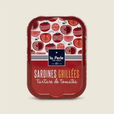 La Perle des Dieux Sardinky grilované v rajčatovém tartaru, 115 g