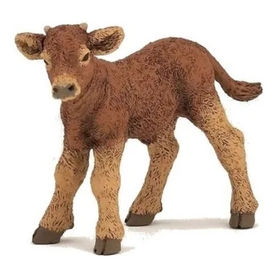 Papo - Фигурка за колекциониране и игра - Кафяво теле лимузин (51132)