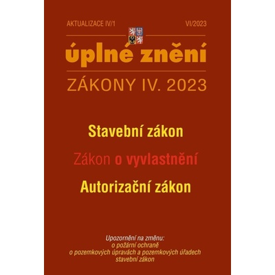 Aktualizace IV/1 2023