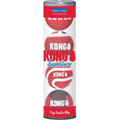 Kong Signature míč 6,4 cm 4 ks