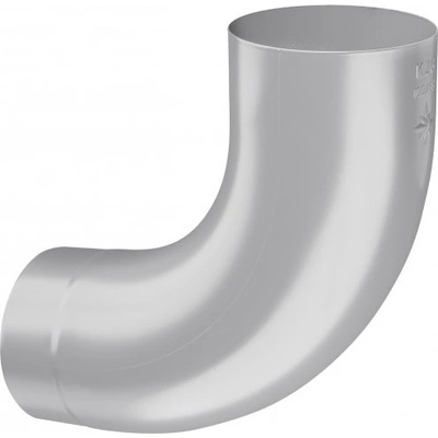 KJG Koleno svodové 120 mm 85° bílo hliníkové