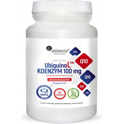 Aliness UbiquinoL prírodný koenzým Q10 60 veg. kapsúl