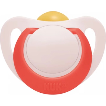 Nuk Каучукова залъгалка NUK - Star, 6-18 м, червена (10734076)