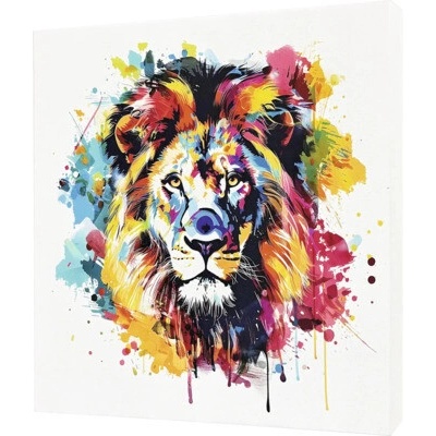 Obraz na plátne Cool Lion 50 x 50 cm