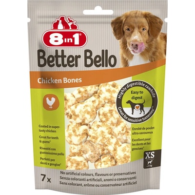 8in1 Better Bello Chicken Bones XS 84 g/7ks