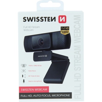 Swissten Webcam FHD 1080P
