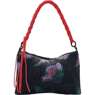 Desigual kvetinová kabelka čierna červená viacfarená