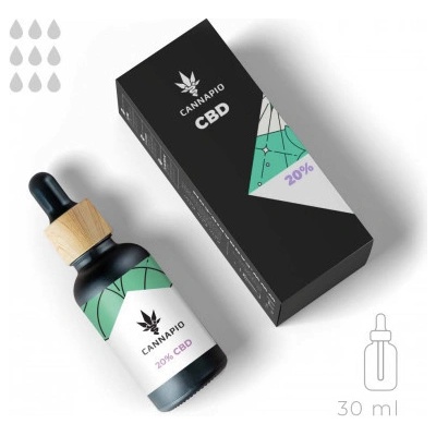 CBD Tinctura Cannapio 20 % přírodní full-spectrum olej 30 ml