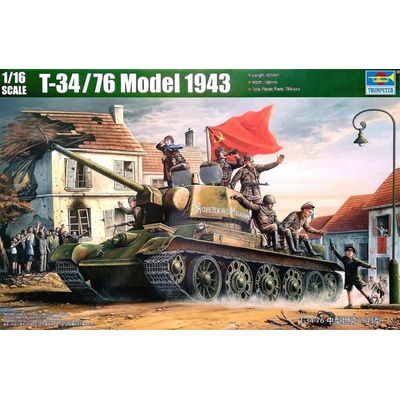Trumpeter T-34/76 Model 1943 w full interior kit 1:16