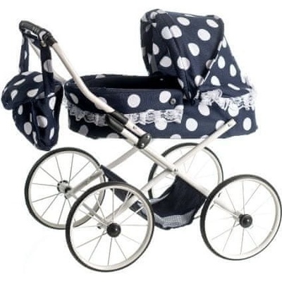 Teddies EWA Retro černý s bílými puntíky