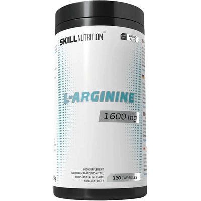 Skill Nutrition L-Arginine 1600 mg, 120 Vegan Capsules