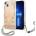 GUESS Кейс Guess GUHCP13SHFLSD за iPhone 13 mini 5.4", златист, твърд, Flower Strap (GUE001986-0)