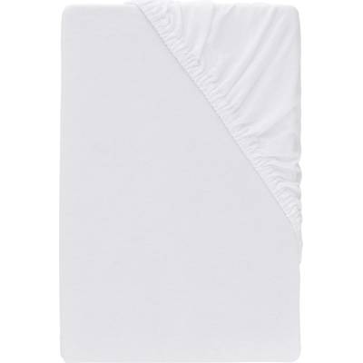 LIVARNO Žerzejové napínací prostěradlo bílé 180-200x200