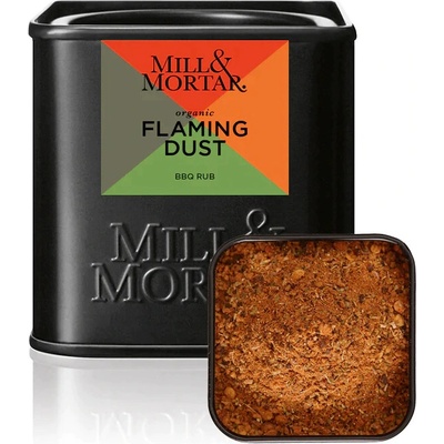 Mill & Mortar Grilovacie bio korenie Flaming Dust, 50g