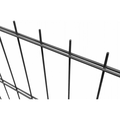 Plotový panel 2D DOUBLE LIGHT – 123 cm, drát 5/4/5 mm, antracit