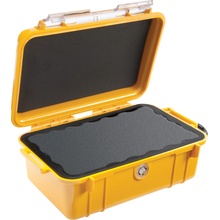 Peli Micro case 1050 žlutý s čirým víkem