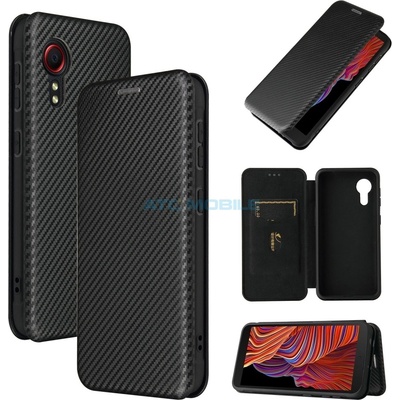 Pouzdro Shield4U Magnetic Samsung Galaxy XCover 5 SM-G525 Carbon Fiber černé