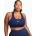 Nike Спортен сутиен Nike Swoosh Medium Support midnight navy/white