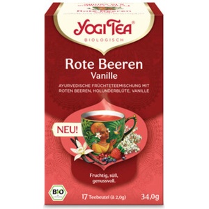 Yogi Tee Bio Red Berries Vanilla - 17 пакетчета чай