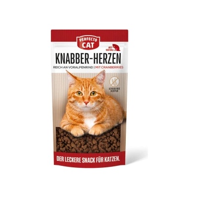 Perfecto Cat Hearts anti-hairb hovadzie 50 g